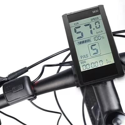 Premium S830 LCD Screen For Electric Bicycle EBike Scooter Durable Design • $80.29