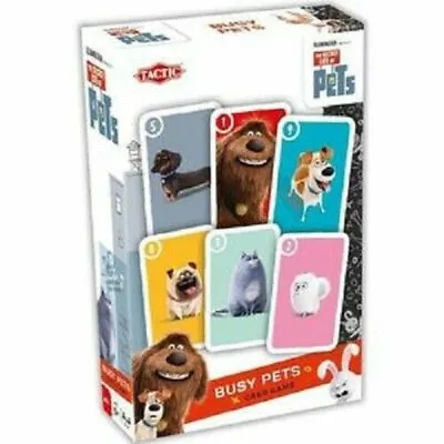 Secret Life Of Pets BUSY PETS Children's Fun Card Game AGE 5+ - 2 To 4 Players   • £3.49