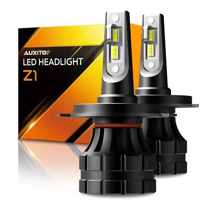 AUXITO H4 9003 LED Headlight Bulbs Conversion Kit Hi Lo Beam 6000K White Z1 EOA • $26.59