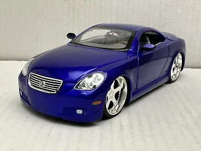 Jada Dub City Lexus Sc430 Candy Purple 1:24 Diecast Model Car New No Box • $17.95