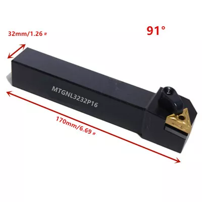 1p MTGNL3232P16 CNC Lathe Turning Tool Holder For TNMG160408 Insert • $37.99