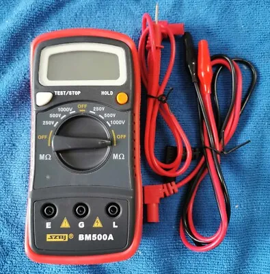 Resistance Tester BM500A 1000V 1999M Digital Insulation Meter Megohmmeter Megger • $22.99