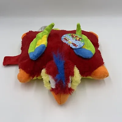 Pillow Pets Pee Wees - Tropical Red Parrot Stuffed Animal 12  Plush • $8.99