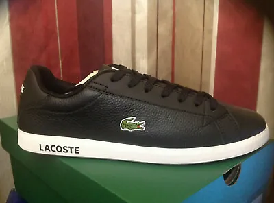 Lacoste Mens Graduate LCR3 SPM Leather Mens Traniers RRP:£85.00 • £43.85