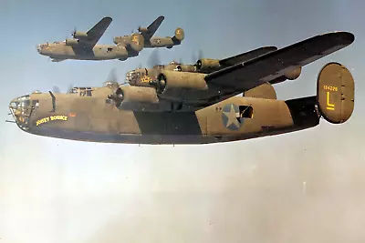 Famous Airplanes Consolidated B-24 Liberator Poster • $20