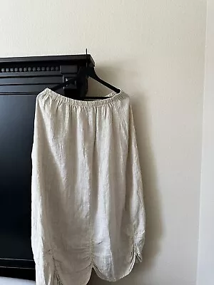 Vintage Bodil Linen Maxi Skirt Size L • $65