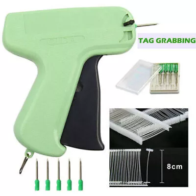 Tag Gun + 5 Needles + 1000 Threads Staple Gun Tag For Clothes • £7.99