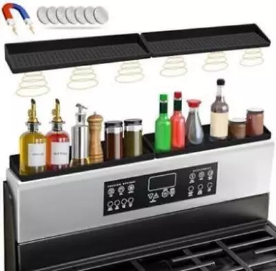 30  Magnetic Stove Top Shelf Spice Rack Storage Silicone Top Heat Material     • $16.11