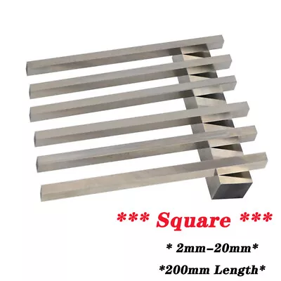 RDG Tools Lathe HSS Tool Steel Turning Tool Square 2mm - 20mm L Length 200mm • $47.40