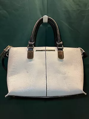 Jasper Conran Handbag Cream And Black Some Marks On Outside See Photos • £2