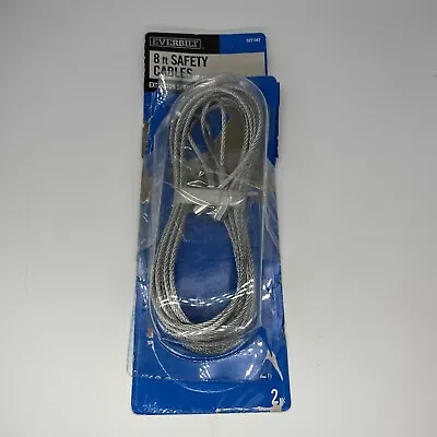 Everbilt 8 Ft Universal Garage Door Safety Cables 2 Pack Model 527 047 Open K1 • £10.60