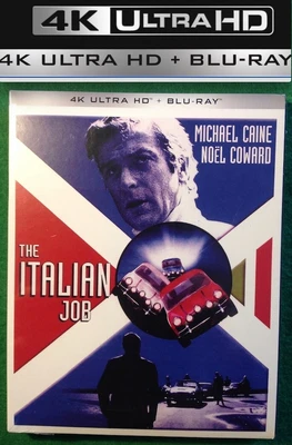£17.66 • Buy THE ITALIAN JOB *NEW/SEALED* 4K UltraHD Blu-ray. + SLIPCOVER. MICHAEL CAINE
