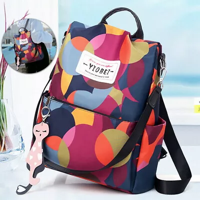 Women Lady Backpack Anti-Theft Daypack Waterproof Oxford Cloth School Travel Bag • $24.70