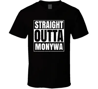 Straight Outta Monywa Myanmar Compton Parody Grunge City T Shirt • $14.99