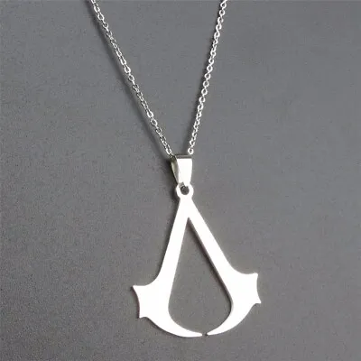 £4.25 • Buy Assassins Creed Necklace Pendant Costume Cosplay On 26  Chain Or 18  Waxed Cord