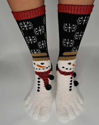 £5.99 • Buy Women Mens Fluffy Cosy Bed Sleep Socks Winter Warm Sock Christmas Stocking Gift