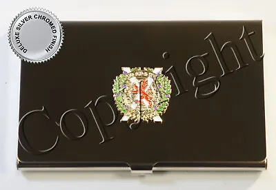 London Scottish Regiment Classic Deluxe Chrome Veterans Card Holder • £9.99