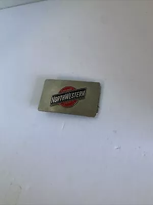 $1 • Buy Chicago Northwestern Pacific Railroad Railway Train Line 70s Vintage Belt Buckle