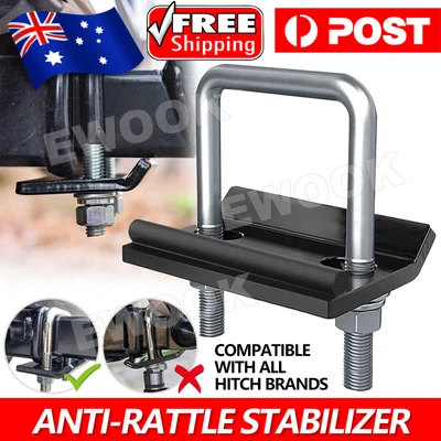 $14.95 • Buy Anti-Rattle Stabilizer Hitch Tightener Bracket Tongue Tow Bar Caravan Trailer AU