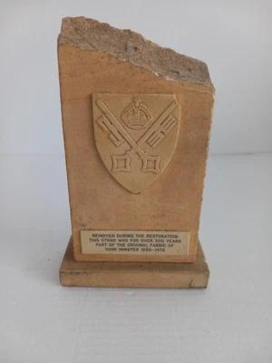 £10.50 • Buy York Minster Stone  Block From The Restoration. 