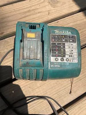 Makita Battery Charger DC18RA 7.2V-18V Ni-CD Li-ion Power Tools Blue • $20