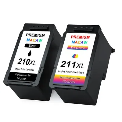 2-PK PG 210XL CL 211XL Ink For Canon PIXMA MP480 MP490 MP495 MP499 MX410 MX420 • $24.99