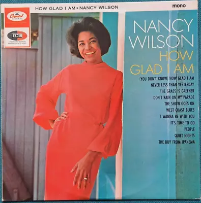 Nancy Wilson – How Glad I Am - 12  Vinyl LP ALBUM RECORD - EX • £39.99