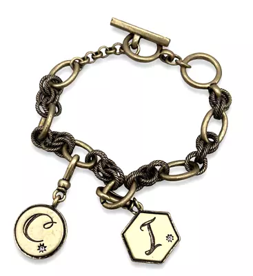 Chloe + Isabel Tresors Heirloom C & I Charm Bracelet Toggle Closure • $27.20