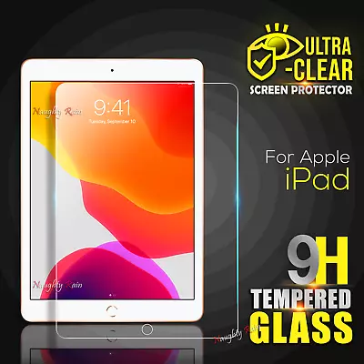 $10.95 • Buy For IPad 10th 9th 8th 7th 6th 5th Gen Generation Tempered Glass Screen Protector