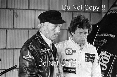 £3.20 • Buy Mario Andretti & Colin Chapman JPS Lotus F1 Portrait 1978 Photograph