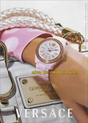 VERSACE Watches 1-Page Magazine PRINT AD Spring Summer 2007 • $7