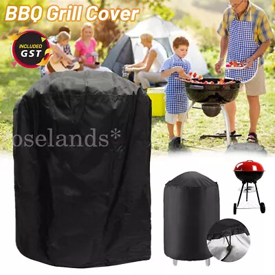 BBQ Barbecue Grill Waterproof Cover Gas Grill Outdoor Protector For Weber Kettle • $16.18