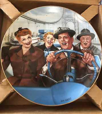  I Love Lucy  Hamilton Collection Jim Krantz Collector Plate Limited Edition New • $15