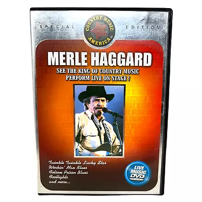 Country Music America Merle Haggard (DVD) Music Concert Good Condition!!! • $7.31