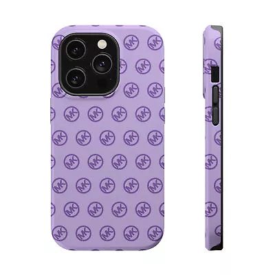 Light Purple MK Monogram Style MagSafe Tough Cases Michael Kors IPhone Case • $36.91