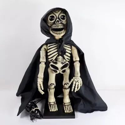 Vintage Telco Motionettes Grim Reaper Skeleton Animated Halloween Tested & Works • $200