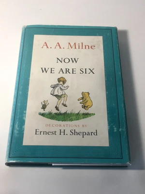 $13 • Buy A.A. Milne - Now We Are Six - A Winnie The Pooh Book - 1961 Vintage HCDJ