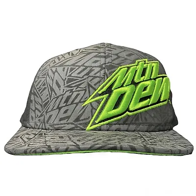 MOUNTAIN DEW MTN DEW 2011 Pepsi OFFICIAL Embroidered Flat Bill 7 3/4” Hat Cap • $18.95