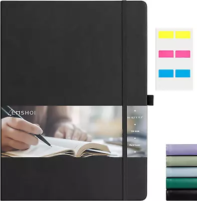 EMSHOI A4 Lined Journal Hardcover Notebook - 192 Pages 8.5  X 11  Large College • $24.39