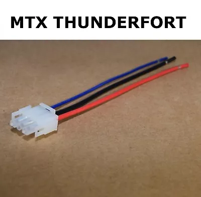 NEW Wire Harness For MTX THUNDERFORM Amp 3 Pin Power Ground Remote • $15.90