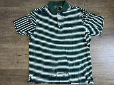 MASTERS AUGUSTA NATIONAL GOLF SHOP Master's Collection MEN'S L POLO SHIRT Green • $20
