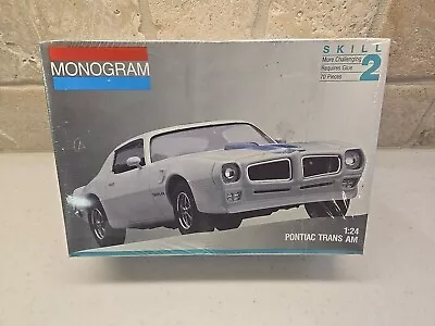 Vintage Monogram '70 Pontiac Firebird Trans Am USA Made !!Factory Sealed!! • $29.99