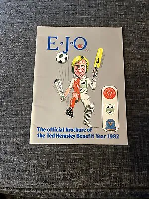 £5.99 • Buy Ted Hemsley Benefit Brochure 1982 - Worcestershire Cricket