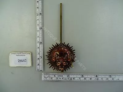 $44 • Buy Original Sun Pendulum For German Schmid Sss Mantel Clock 4 3/4  Or 12 Cm Long