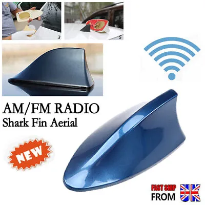 £6.59 • Buy Blue For Vauxhall Corsa Astra Shark Fin Car Antenna Radio AM/FM Car Auto Aerial