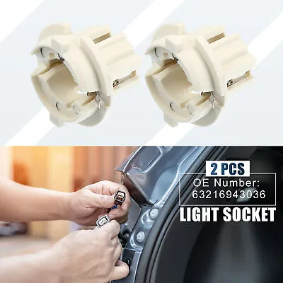 2PCS Tail Brake Light Bulb Socket Holder 63216943036 For BMW E36 E38 E65 E83 E53 • $15.19