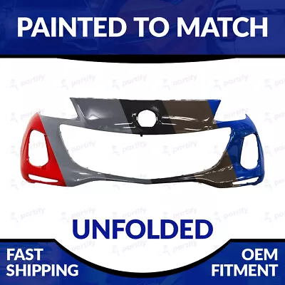 NEW Painted 2012-2013 Mazda Mazda 3 Non-Mazda Speed Unfolded Front Bumper • $200.99