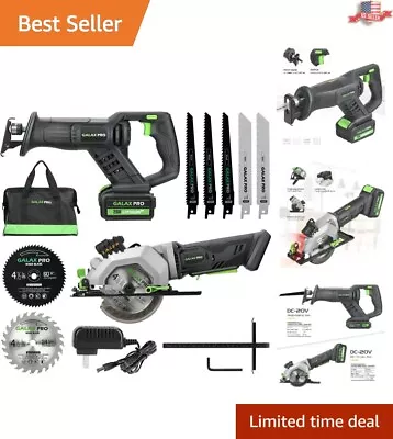 Multi-Purpose Saw Combo Kit For Versatile Cutting: Circular & Reciprocating Saws • $156.96