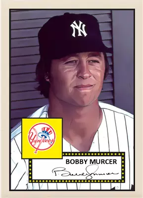 BOBBY MURCER 52 CUSTOM ART CARD #### BUY 5 GET 1 FREE #### Or 30% OFF 12 OR MORE • $3.95