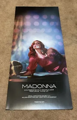 Madonna Confessions On A Dancefloor Promo Poster Double Sided • $40
